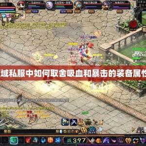 魔域私服中如何取舍吸血和暴击的装备属性？
